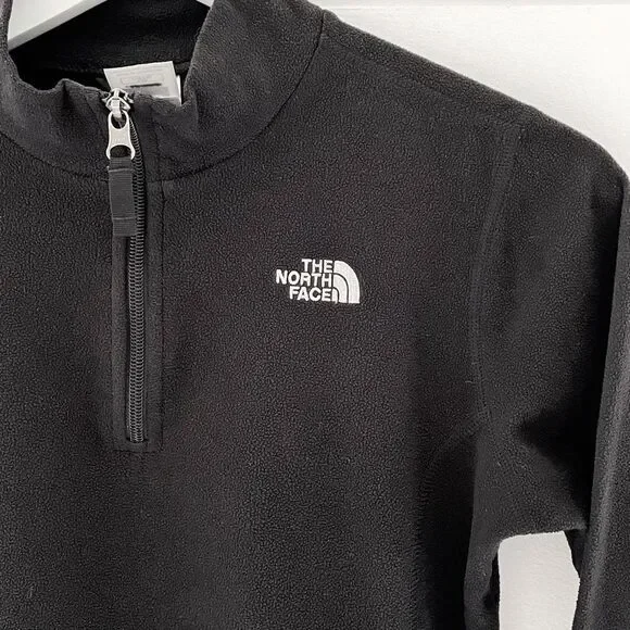 The North Face Big Kids’ Glacier ¼-Zip Pullover In Black Size Large 14/16 - Picture 5 of 8